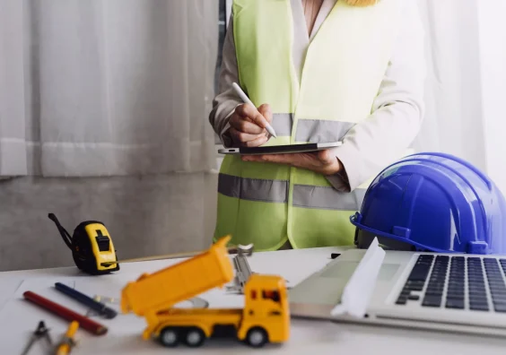 two-colleagues-discussing-data-working-tablet-laptop-with-architectural-project-construction-site-desk-office